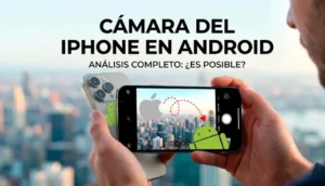 Cómo tener la cámara del iPhone en Android con la app Cámara de alta definición, comparación de foto antes y después con HDR